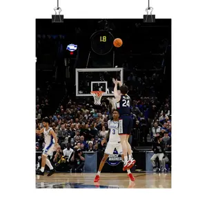 Basketball Buzzer Beater Poster, Last Second Shot Wall Art, March Madness Print, Game Winning Shot Decor, Sports Fan Gift