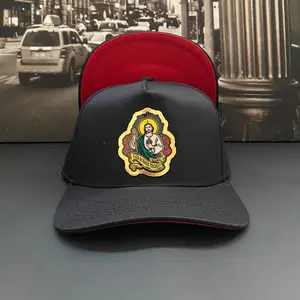 San judas tadeo cap design black curved snapback