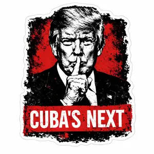 Cuba is Next Decals (8in)
