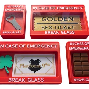 In case of Emergency- Break Glass Box/ Funny Gag Gift