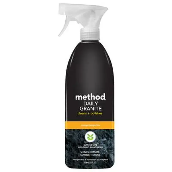 212 MAIN 28oz Plant-Based Granite Cleaner - Orange Tangerine Scent, Powerful Cleaning Solution for Household Stone Care