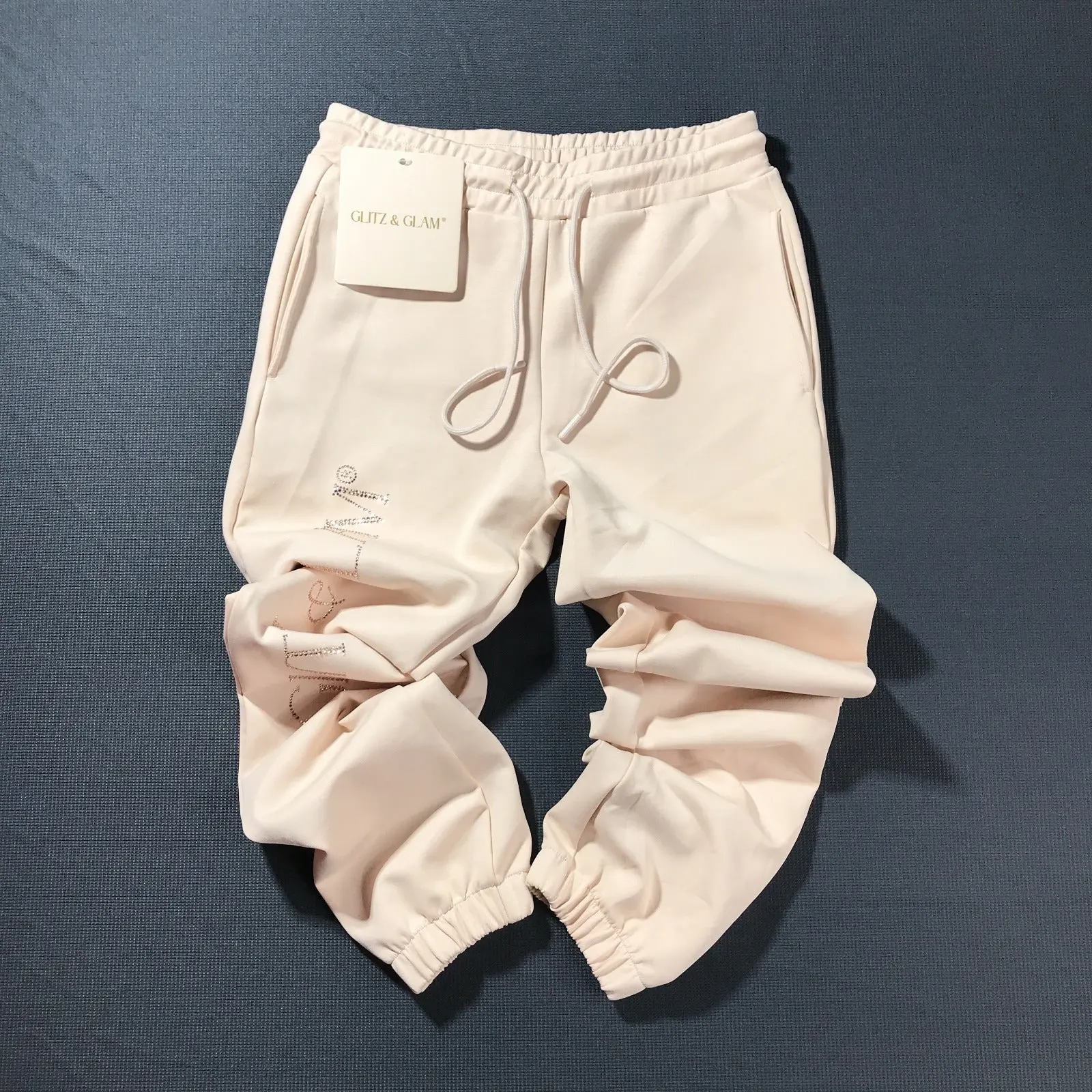 Glitz & Glam Jogger | Champagne
