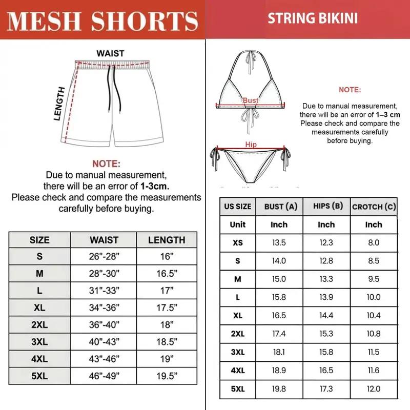 Camouflage Matching Couple Swimsuit Set, Women's Bikini Sets Two Piece Swimsuit, Camo Hunting Camo Matching Couple Bikini Sets + Men's MESH Shorts, Summer Beach Vacation Outfit for Men and Women, Gift for Him Her