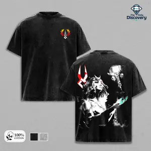 Bleached Melinoe Moon Witch Tshirt - Hades II Vintage Graphic Tee Hoodie Soft Cotton Oversized Relaxed Fit Washed Streetwear Heavyweight Cotton Mythological Warrior Cotton Unisex Graphic T-Shirt Gamer Gift