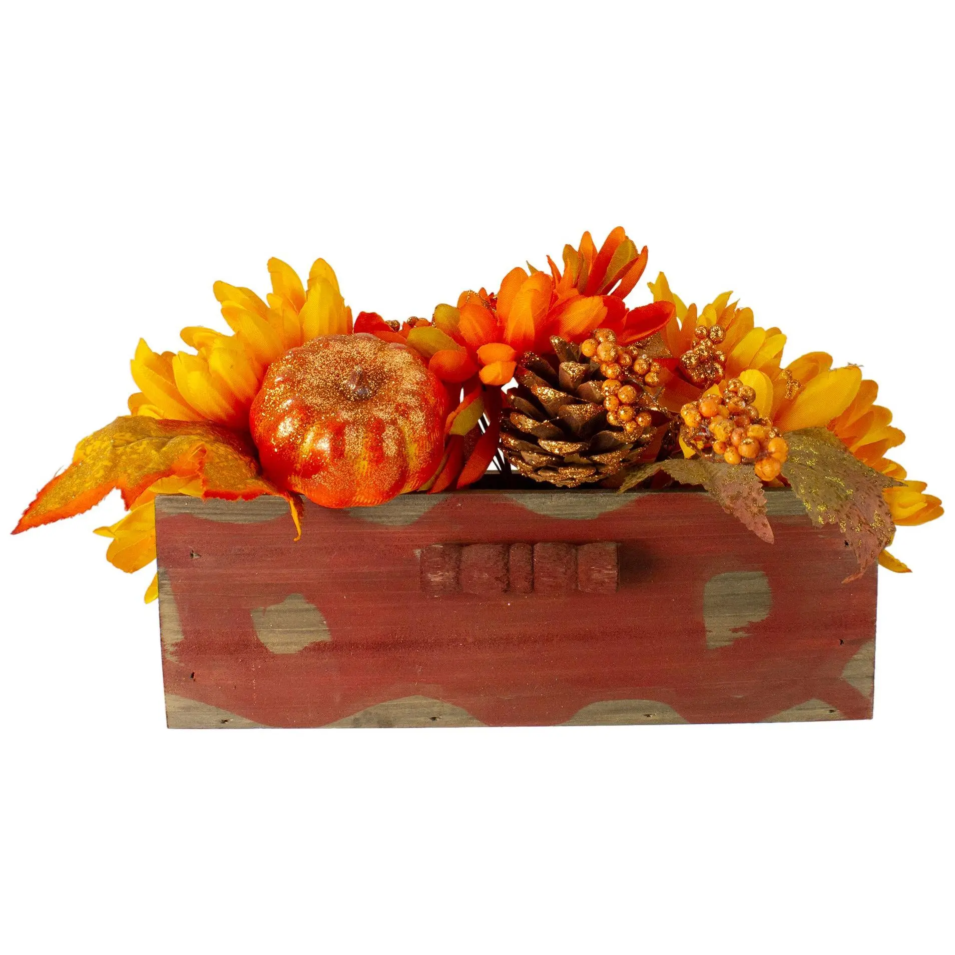 Northlight 14" Harvest Maple & Berry Arrangement Centerpiece