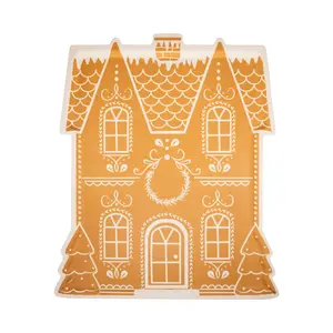 Gingerbread Mansion Bamboo Tray