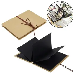 DlY Photo Album, Handmade Crafts, Handmade Gifts, 1 Count FoldablePhoto Scrapbook Album, WeddingAnniversary Photo Book for Friends & Family, Thoughtful Gift