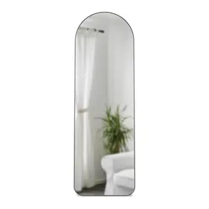 Umbra Hubba Arched Leaning & Wall Mirror, Enhance The Decor in any Room, Full Length Leaning Mirror Elegant Light - 1 Pack Collection Decorative