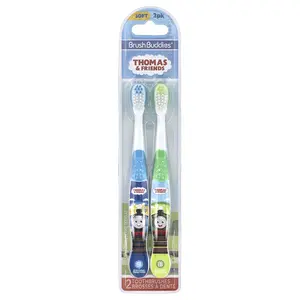 Brush Buddies Thomas & Friends Toothbrushes, Soft , 2 Toothbrushes Brush Buddies Thomas & Friends Toothbrushes, Soft , 2 Toothbrushes