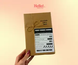 Spicy Themed Blind Date with a Book, Office Stationery Envelope Insert for Gifting & Personal Use