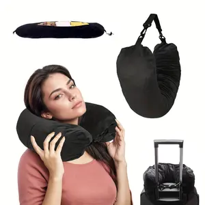 3 Days Travel U-Shaped Pillow Can Be Filled with Clothes And Daily Necessities, road travel essentials, Airplane travel must haves