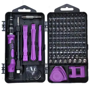 115 piece multifunctional screwdriver set, containing high hardness chromium vanadium alloy steel precision screwdriver heads, Screwdriver Bits, suitable for disassembly and assembly of mobile phones, computers, cameras