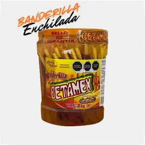 Betamex Banderilla Enchilada 2kg Tamarindo Candy Snack Authentic Mexican Sweet Spicy Bonbon 50 Pieces Traditional Mexican Flavor