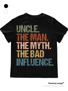 Cool Uncle Club Bad Example Two-Sided Sweatshirt, Fun Uncle Gift, Best Uncle Sweater, Cool Uncle Clothing, Suitable for Home or Outdoors