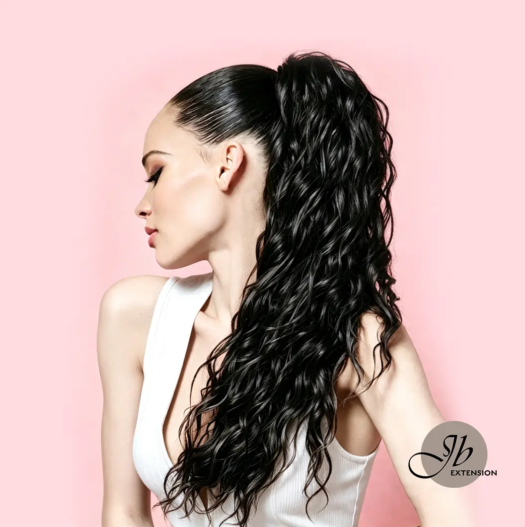 JBEXTENSION 21 Inch Clip Claw , Wrap in Wave Ponytail Extension for thinning hair WAVE JBEXTENSION 21 Inch Clip Claw , Wrap in Wave Ponytail Extension for thinning hair WAVE