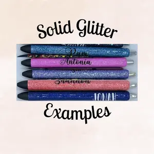 Glitter Pens / Personalized Glitter Pens / Teacher Pens / Gift Pens / Glitter Gift Pens / Custom Inkjoy Pens / Epoxy Gel Pens / Custom Pens