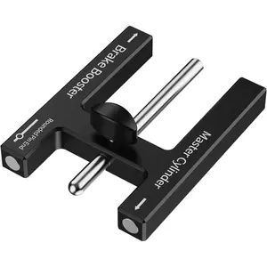Brake Adjustment Tool, Brake Booster Rod Adjustment Tool, Brake booster with master cylinder,Pushrod Power For Adjustable Braking Distance of Brake Pedal(N48 Magnetic CNC Aluminum)