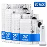 20 Pack Vacuum Storage Bags for Travel with Rechargeable Cordless Electric Pump, Carry-On Compression Packing Bags for Luggage & Suitcase, Space Saving Bags for Clothes and Clothing
