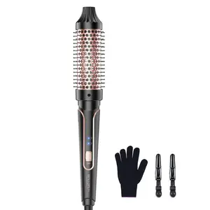 BESTOPE PRO Thermal Brush, 1.5 Inch Heated Round Brush with Detachable Head, Dual Voltage for Travel, Rose Gold Hair Dryer Kit Powerful Hair Dryer Airstyler Personal Care Appliances Hairdryer Fast Drying Powerful Hair Dryer Hair Dryer Kit Plug