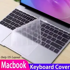Transparent Keyboard Soft Film for Macbook Air, Ultra-Thin Key Protection Cover, Fits Macbook Models A2442 A2485 A2779 A2780, Macbook Accessories
