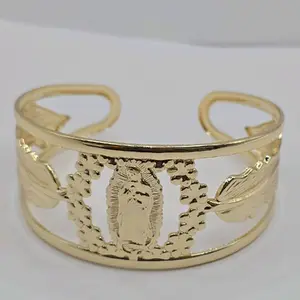 VIRGIN MARY beautiful bracelet adjustable gold color religious style