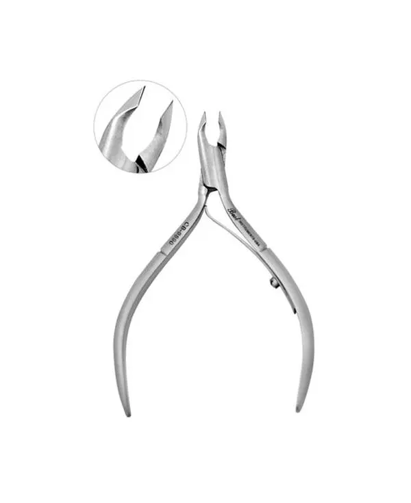 Cuticle Nippers Russian Model in Polish Finish with Ultra Sharp Edges Full Jaw Tool for Precision Grooming