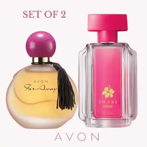 Far Away Original EDP 1.7 fl. oz & Imari Amor EDP 1.7. fl. oz. Set of 2 Perfumes
