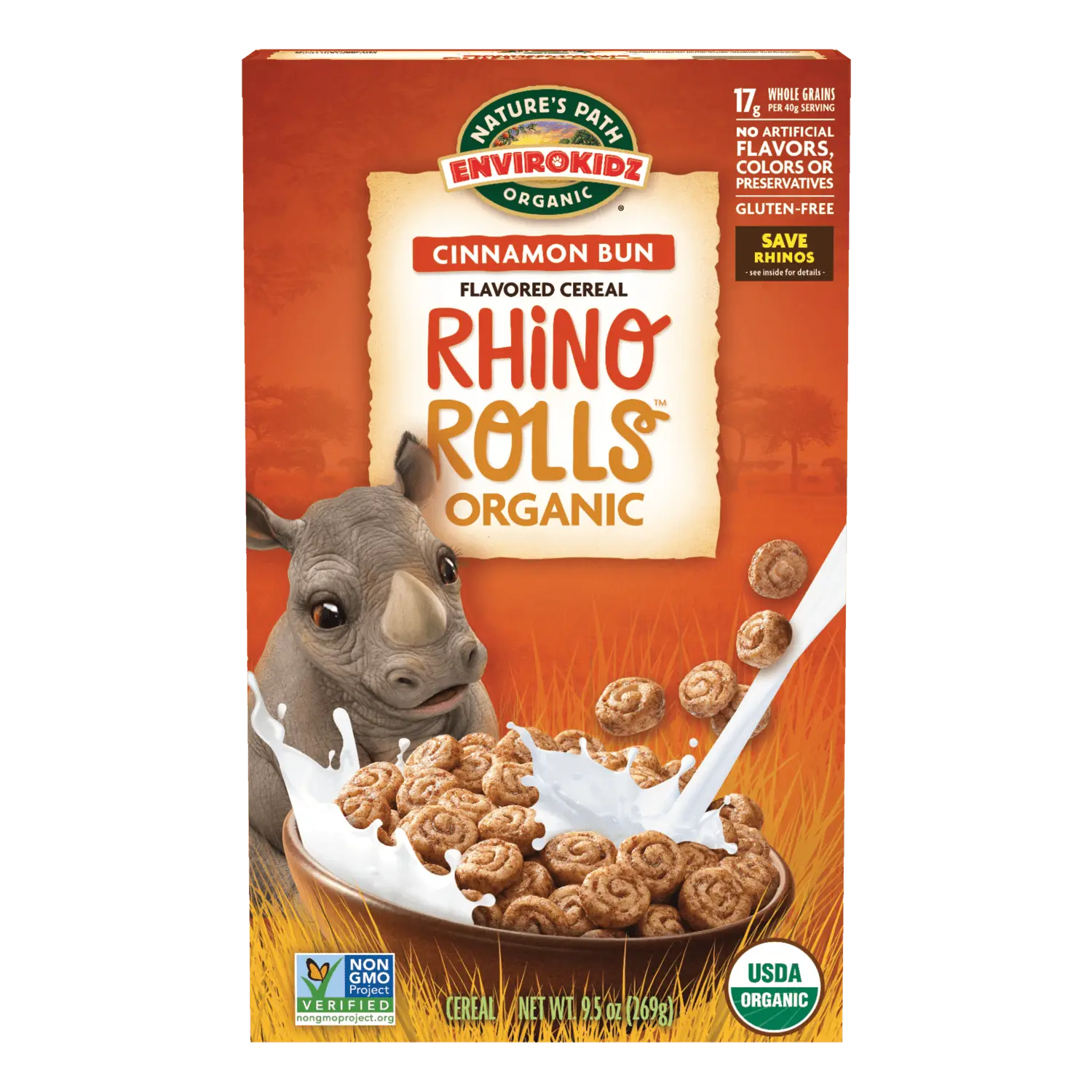 EnviroKidz Organic Rhino Rolls Cereal EnviroKidz Organic Rhino Rolls Cereal