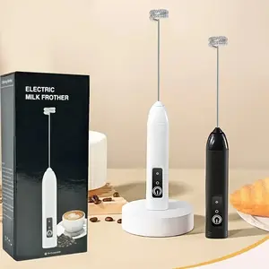 Powerfull Electric milk frother,birthday gift,Handheld Battery-Powered Electric Milk Frother,Portable Mini Electric Milk Frother,Drink Mixer for Cappuccino,Latte,Matcha perfect birthday gift,Coffee lover