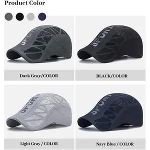 2-Pack 2026 Sports New Sport Letter Forward Hat, Breathable Mesh Design, Sun Protection Outdoor Cap, Casual Patchwork Style
