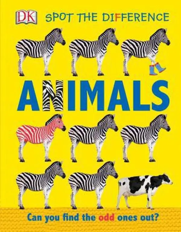 USED Book - Spot the Difference: Animals by DK (Unknown) - english