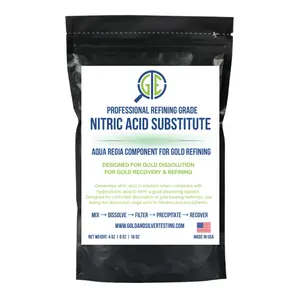 JSP & GTE Nitric Acid Substitute Sodium Nitrate for Gold Refining & Recovery - Reagent Grade (4 oz, 8 oz , & 16 oz bag)