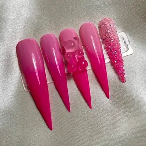 Bubblegum Freak - Acrylic Press On Nails