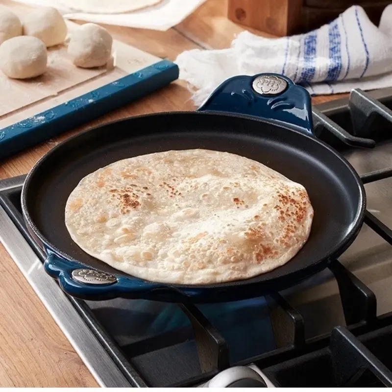 Comal hierro forjado 10”