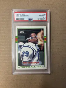 Eric Dickerson #206 Graded Sports Trading Card Single, Collectible Trading Card Accessory