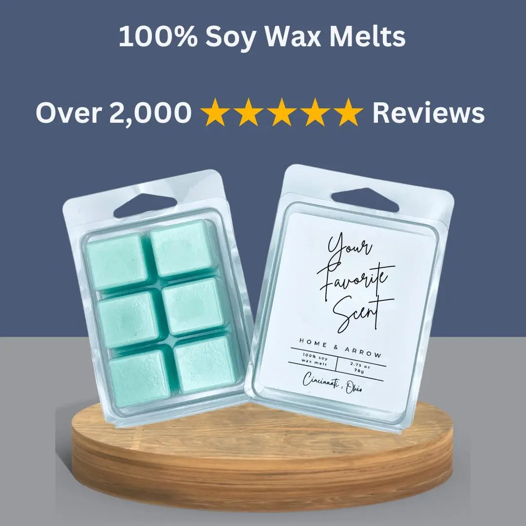 100% Soy Wax Melts - Handmade, Long-Lasting, Strongly-Scented, Smokless, Gift, Summer & Fresh Scents, Small Business, Women-Owned, Cincinnati-Based