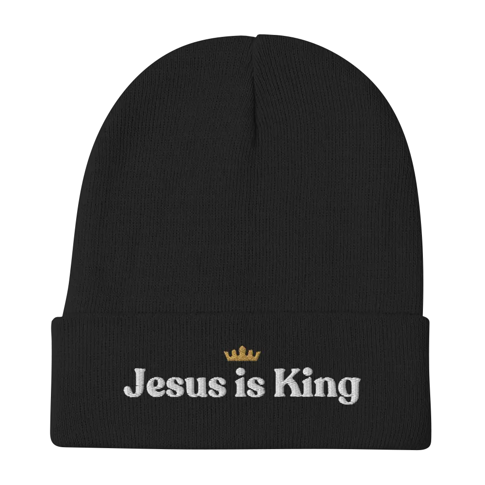 Jesus Is King beanie