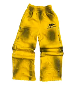 YELLOW TRANCE SWEATS