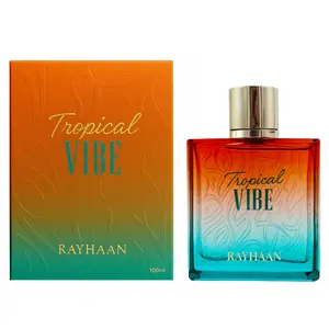 Rayhaan Tropical Vibe for Unisex Eau de Parfum Spray, 3.4 Ounce
