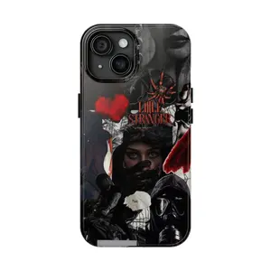 little stranger Cellphone case Tough,Case Iphone & SS,phone case for 11-16,TPU Lining, Polycarbonate Shell, 2-Piece Design, Raised Edges, IP 11,12,13-16, Summer Case, Galaxy S21 & S24