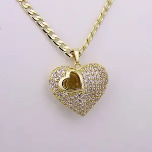 Necklace  /14K Real Color/ Zircon Stone/ 4mm X 45cm