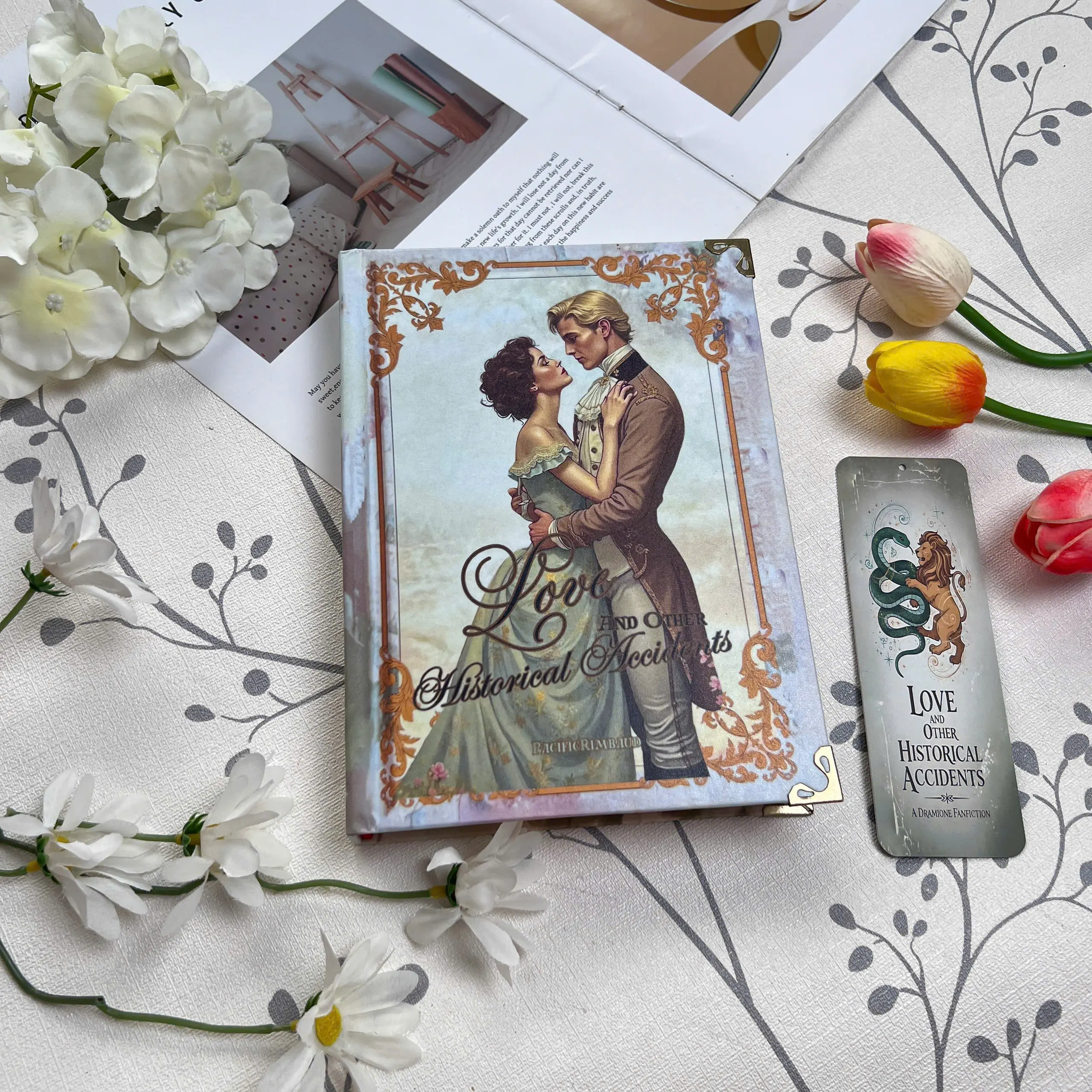 Love and Other Historical Accidents Hardcover Fanfic Book by PacificRimbaud | Dramione Historical Romance BookTok Gift, Vintage Fantasy Edition