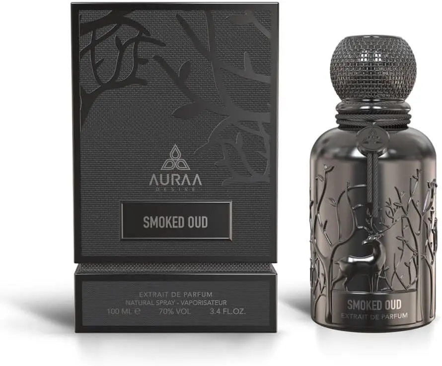 Auraa Desire Smoked Oud Extrait De Perfume 100ml - Natural Spray for Authentic Fragrance Experience
