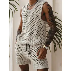 Men'S Casual Knitted Suit Tiktok shop Store Clothes Menswear