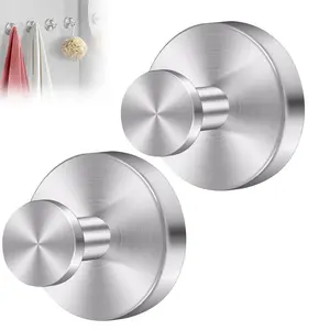 2 Pack Heavy Duty Suction Cup Hooks for Wreaths Strong Reusable Hanger for Front Door Glass Window Tile Mirror No Drill Needed Easy to Move