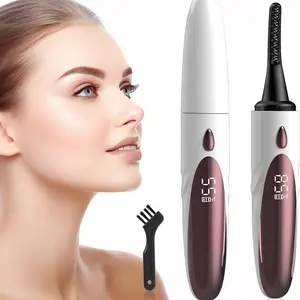 ✨ Electric Heated Eyelash Curler | 4 Adjustable Temperatures with Digital Display | Portable & Type-C Rechargeable Lash Curler