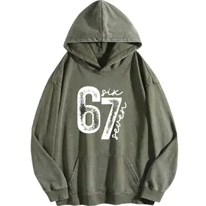 Holafish Women's Oversized Unisex Heavyweight Acid Wash Hoodie Long Sleeve Pullover Loose Fit Casual Streetwear Sweatshirt for Cold Weather & Weekend Outings summervibes