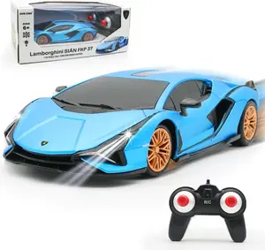 QUN XING Lamborghini Sian FKP 37 1:24 Scale 2.4GHz RC Car Officially Licensed Remote Control Toy for Kids Boys 4-7 Years Birthday Gift