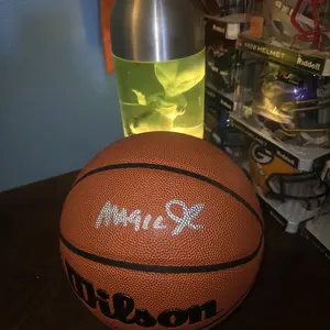Magic Johnson Signed Basketball