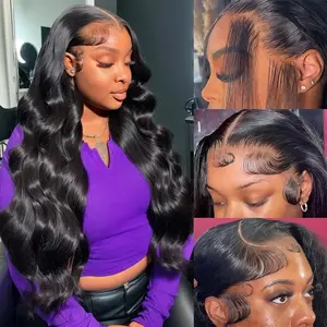 MYLOCKME Body Wave Wear And Go Glueless Wig For Women Ready To Go Human Hair Wigs 5x5 Lace Closure Wig Human Hair
